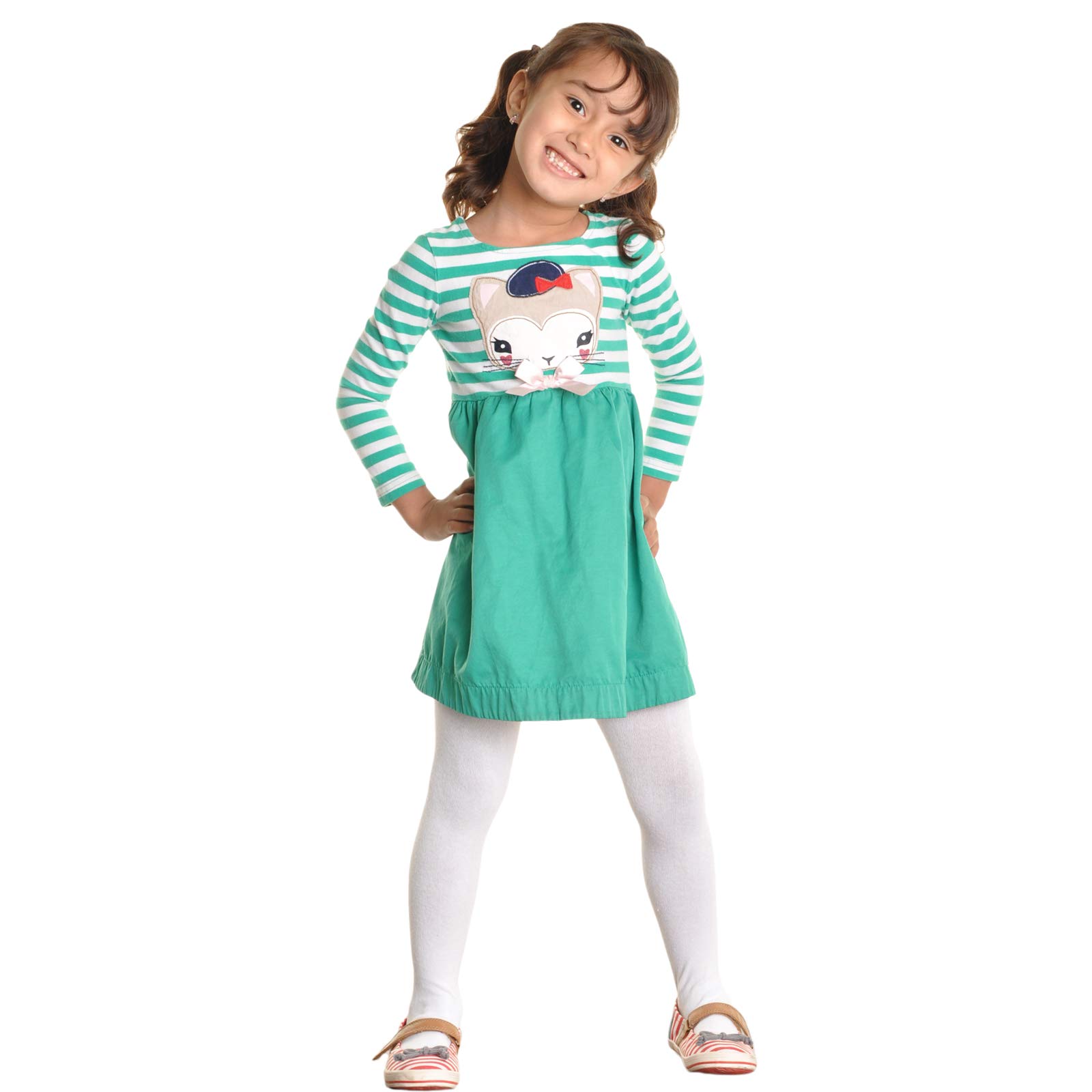 Angelina Girl's Colorful Assorted Winter Tights with Heel and Toe (6-Pack) - Image 5