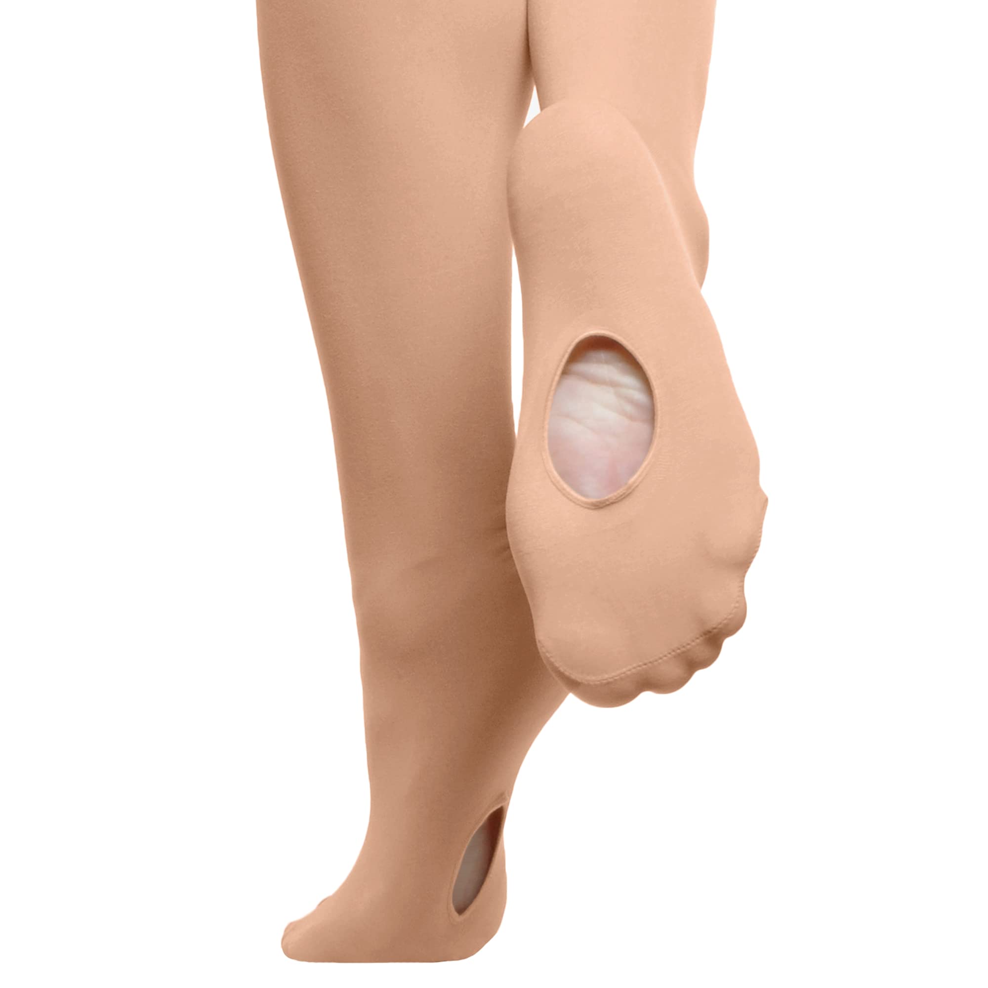 Angelina Women's and Girls' Professional-Grade Convertible Ballet Tights - Image 3