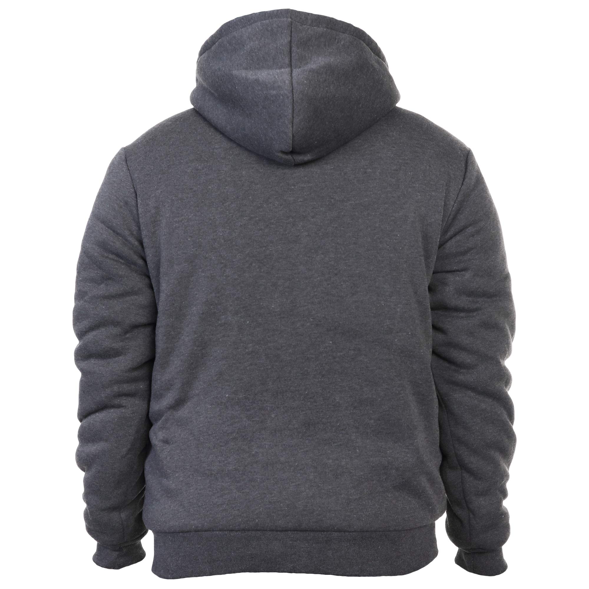 Espada Menswear Full-Zip Sherpa-Lined Hoodie Jacket - Image 3